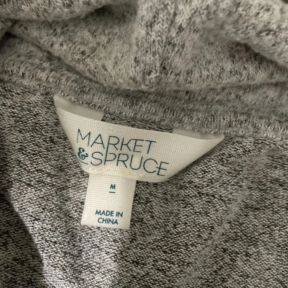 Market & Spruce - Womens Long Sleeve Lightweight Sweater - Cowl Neck Top - Sz M - Picture 5 of 7